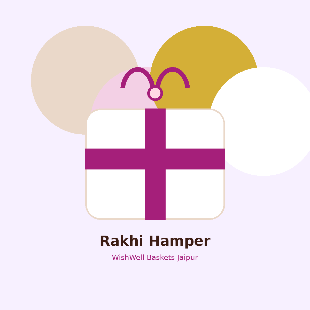 Rakhi gift hamper with festive packing in Jaipur
