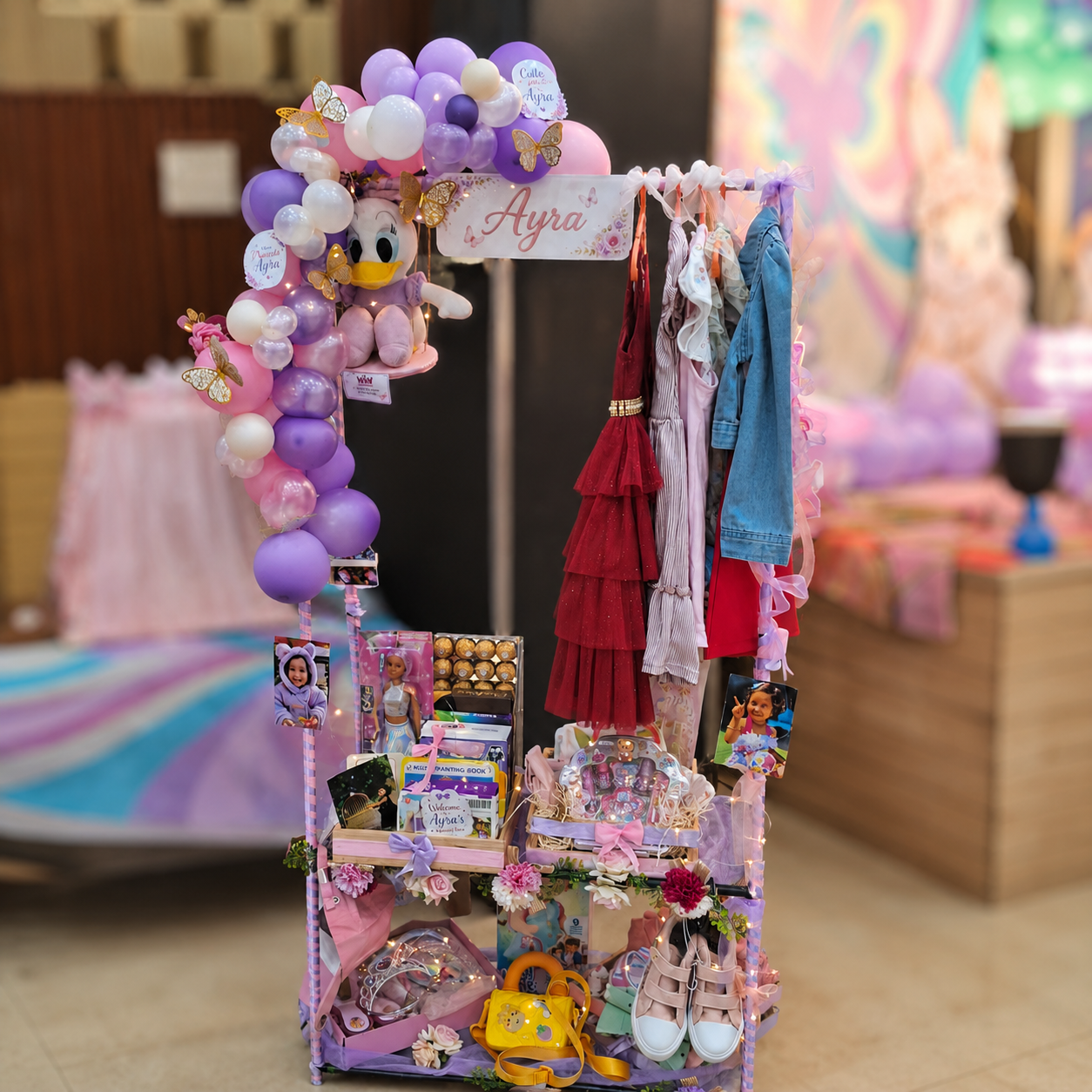 Baby Blessings Decorated Cart