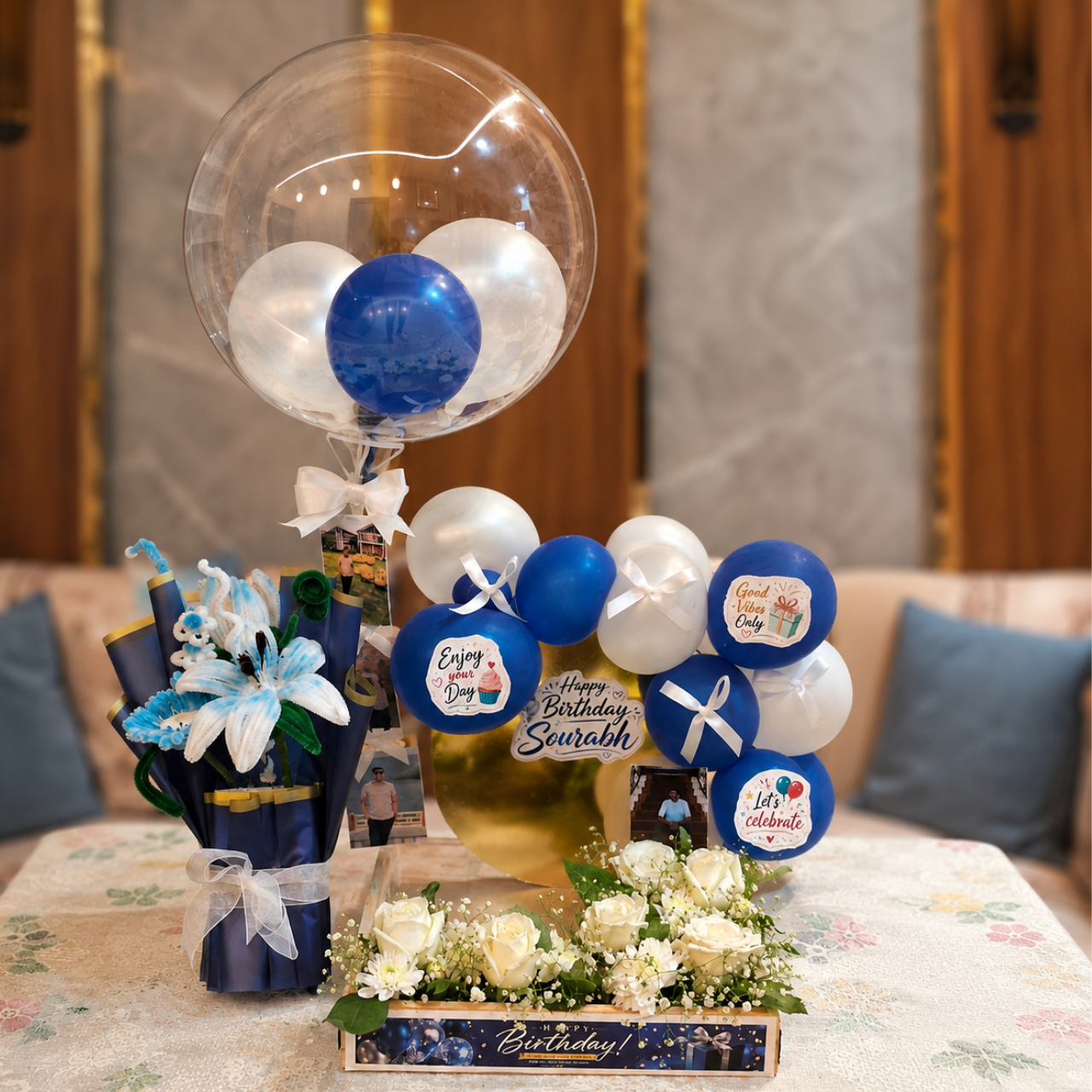 Real Flower Birthday Hamper