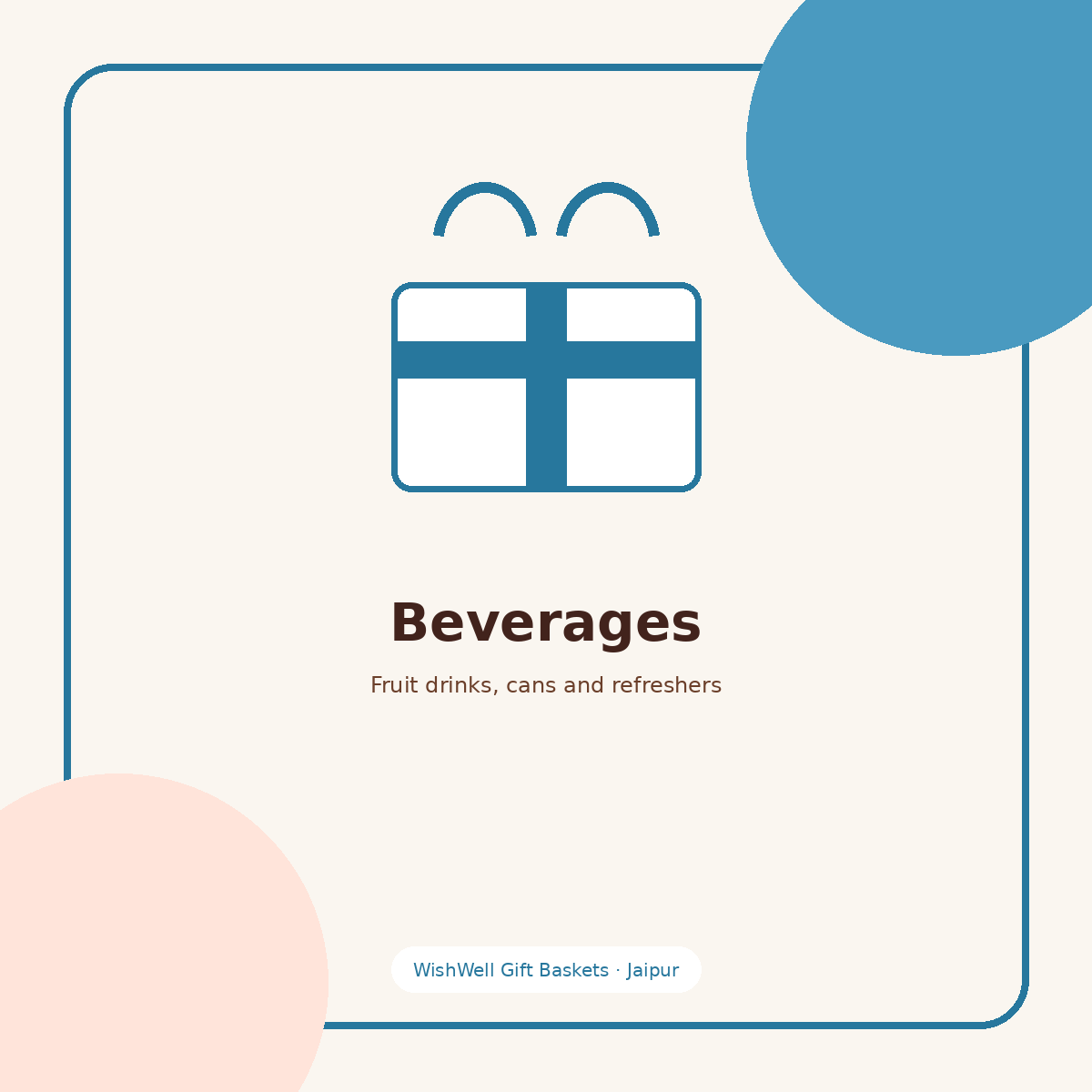 Beverages and drinks for hampers