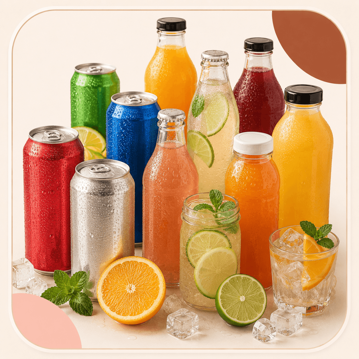 Beverages and drinks for hampers