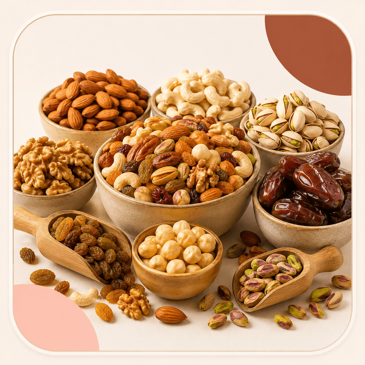 Dry fruit packs for premium gift hampers